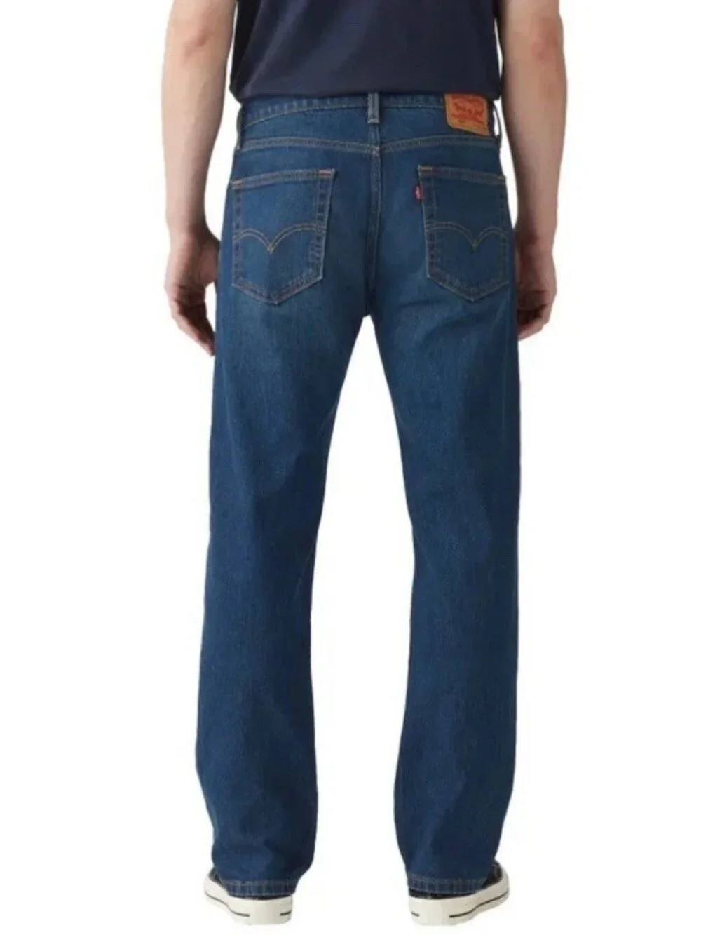 NWT Levi's 505 Men's W30 L32 Blue Regular Fit Jeans Stretch Denim Straight Leg